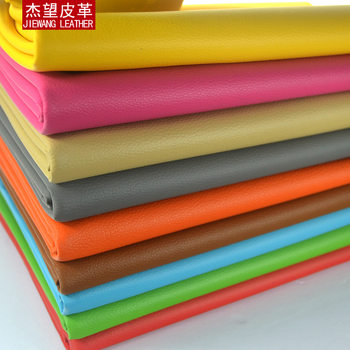 Car interior pu pvc Artificial Leather hard bag soft bag leather fabric sofa leather bag sliding door small litchi pattern