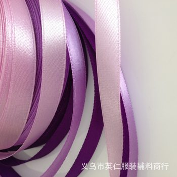 In Stock 1-16mm Colored Satin Ribbons, Shoe and Hat Accessories, Clothing Accessories, Baking Cake Packaging, Clothing Accessories Manufacturer Wholesale