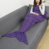 Genuine Mermaid Blanket Blanket Wool Knitted Fish Tail Blanket Air-conditioning Blanket Birthday Gift Christmas Gift M01