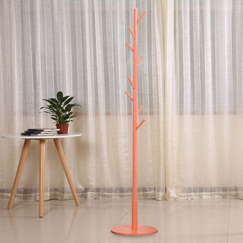 Explosions cylindrical disc coat rack solid wood floor hanger bedroom study drying rack manufacturers postage