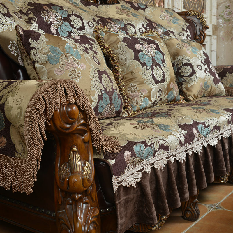 European and American Coffee Color Pillowcases, Cushion Covers, Lumbar Pillowcases, Lumbar Cushion Covers, Wholesale Dropshipping 5