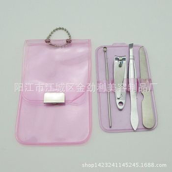 Factory direct PVC nail clippers set nail set four-piece nail clippers gift set Gift Promotion