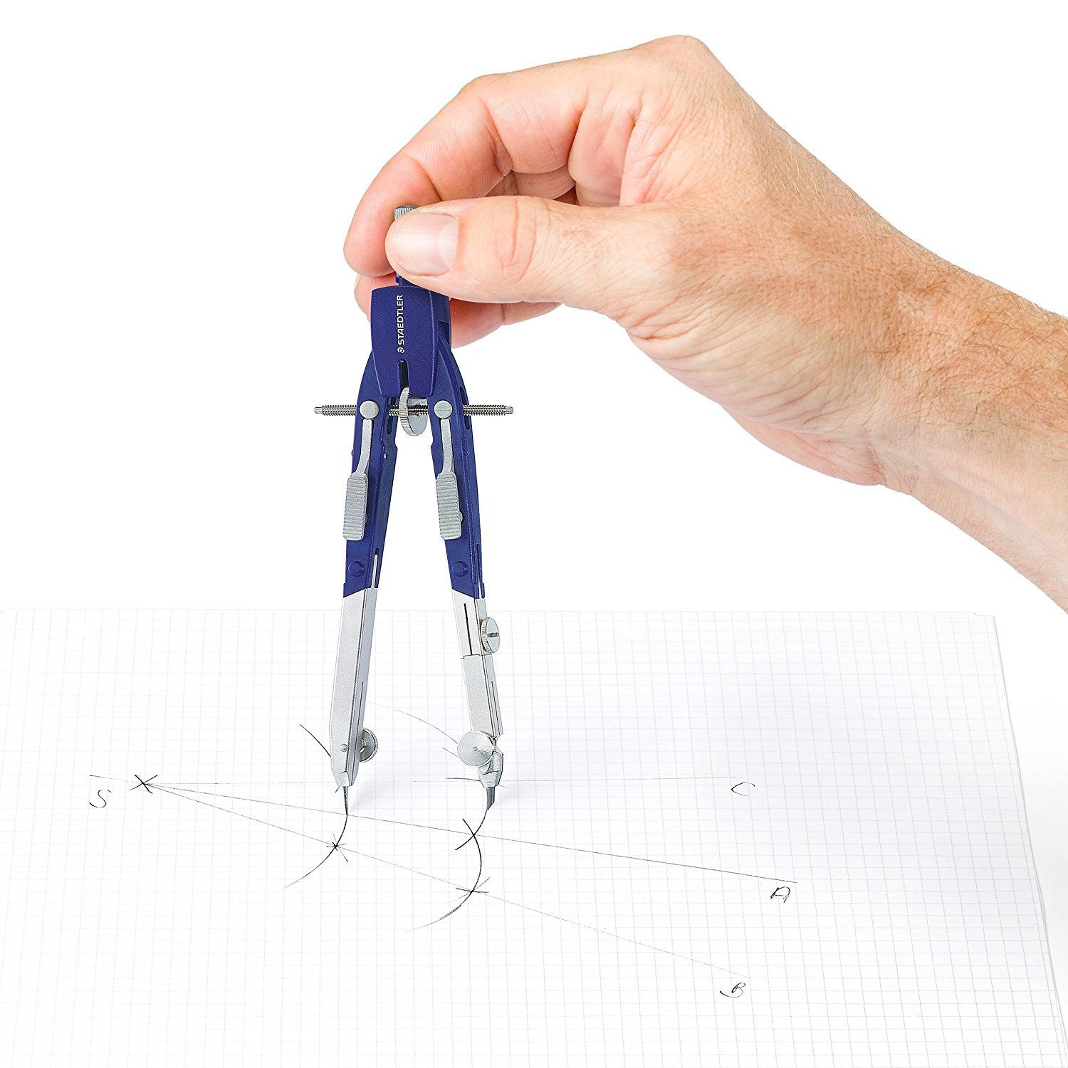 German Staedtler Staedtler 55201 High-Precision Speed Can Extend the Central Car Professional Engineering Drawing Compass