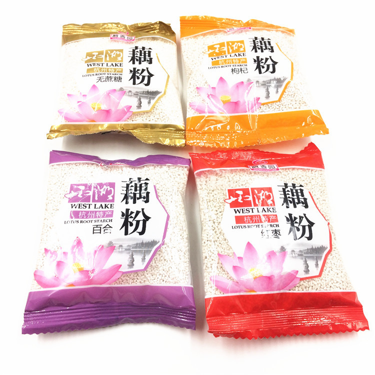 Multi-province postage mellow garden west lake sucrose-free osmanthus lotus root starch 5 flavors for selection independent small bag weighing a bag of 2.50kg