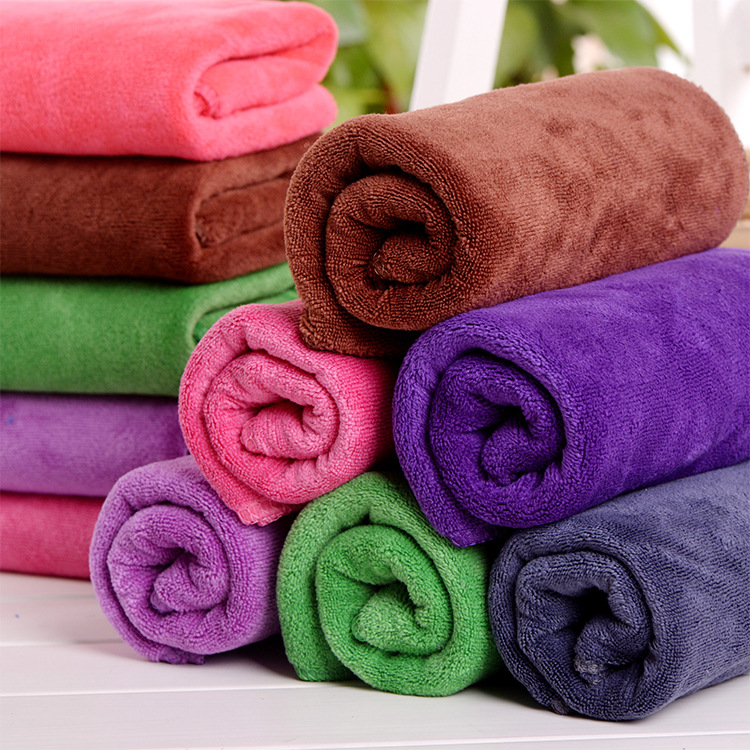 Functional Towel Wholesale Microfiber Car Wash Car Towel Absorbent Beauty Salon Towel Heat Transfer Laser Logo