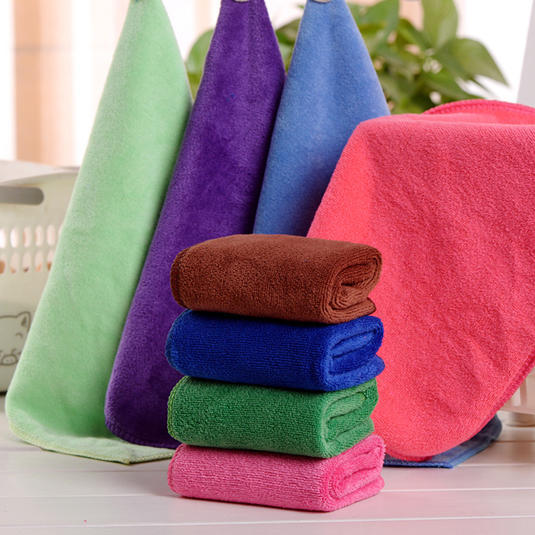 Functional Towel Wholesale Microfiber Car Wash Car Towel Absorbent Beauty Salon Towel Heat Transfer Laser Logo