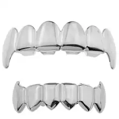 Amazon Temu Hot-Selling Halloween Hip-Hop Gold Teeth Grillz Decorative Dental Braces Manufacturer Wholesale