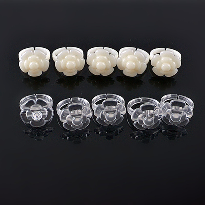 Nail art ring color card 50 ring color card nail polish color plate Flower bow color card nail art display