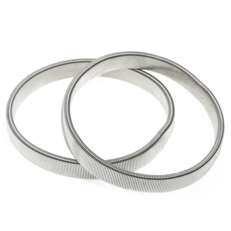 sleeve holder 欧美时尚轻奢弹簧手镯 弹性臂环 男士手环袖箍货源