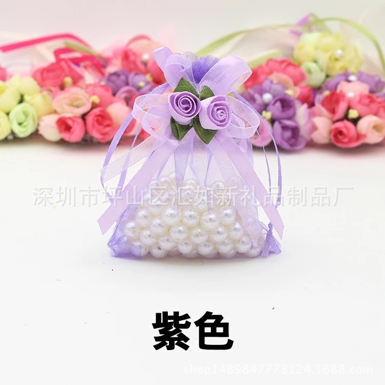 Perfume Lily gauze bag // Korean Tulip bow gauze bag/Candy Bag candy box gift packaging bag drawstring
