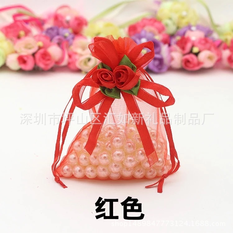 Perfume Lily gauze bag // Korean Tulip bow gauze bag/Candy Bag candy box gift packaging bag drawstring