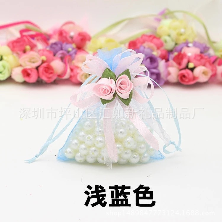 Perfume Lily gauze bag // Korean Tulip bow gauze bag/Candy Bag candy box gift packaging bag drawstring