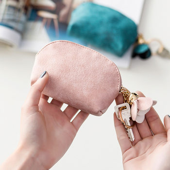 Phase Printed Leather Goods *Cute Student Korean Style Coin Purse Women's Short Card Holder Mini Small Fresh Korean Coin Bag