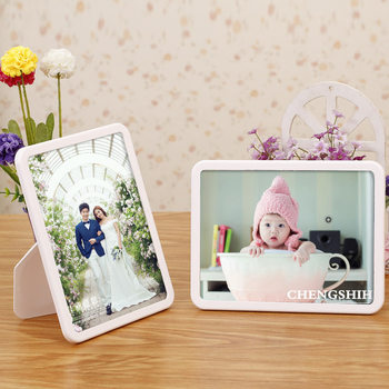 Korean-style photo frame decoration 7-inch 6-inch 8-inch 7-inch 5-inch wedding photo creative simple Children Baby photo frame