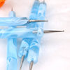 Cross-Border Wearable Manicure Pen Blue Wave Rod Acrylic Double-Head Dot Needle Set Dot Pen Factory Wholesale