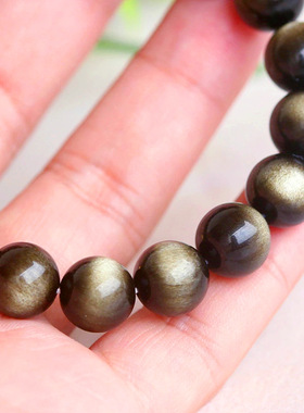 天然手串金曜石金耀石