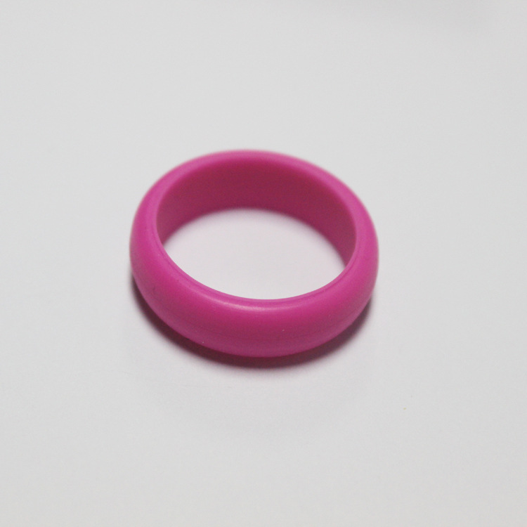 跨境热销8mm光面硅胶戒指 欧美戒指户外运动登山指环戒指现货批发