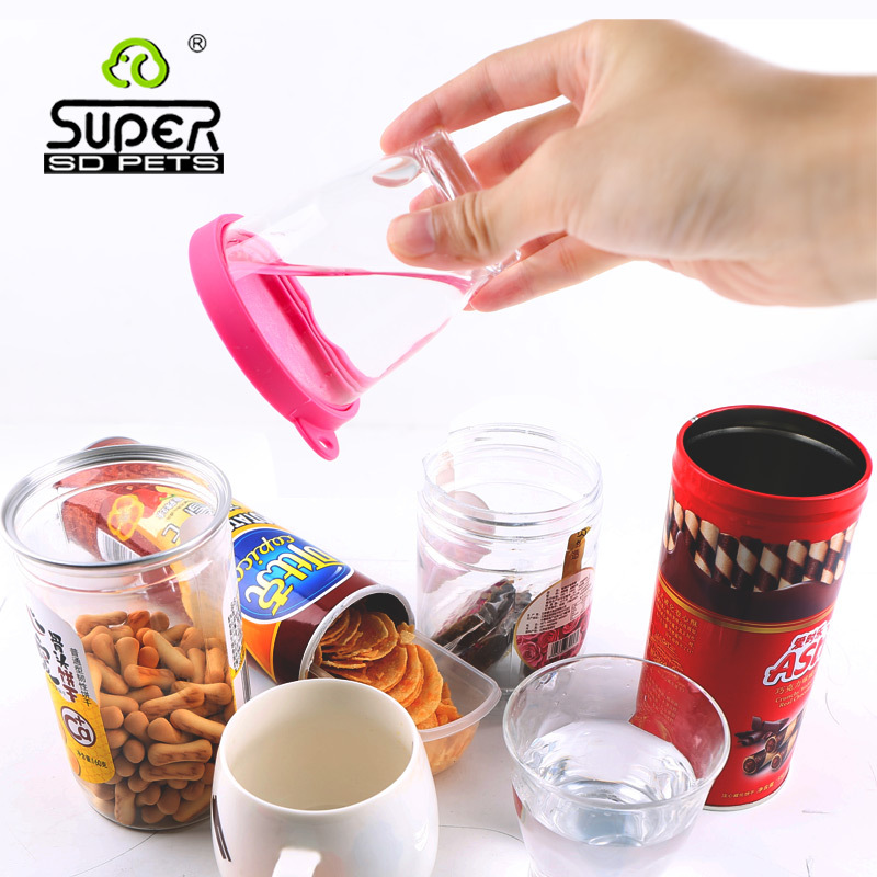 Hupu Pet Can Lid Sealing and Preservation Silicone Lid Cat and Dog Pet Supplies Dog and Cat Wet Food Sealing Lid