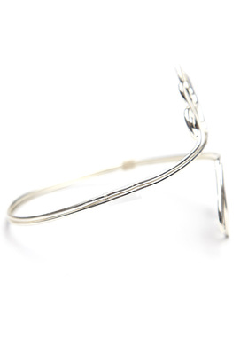 工厂直销 跨境新款热卖手饰品 朋克夸张金属郁金香手环臂环