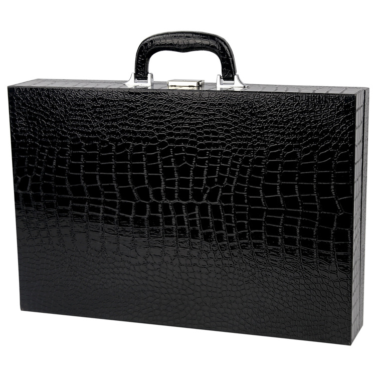 36 Portable Watch Case Crocodile Pattern PU Leather Watch Display Box Storage Box Stall Props