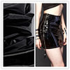 Four-sided mirror PU leather color mirror fun conjoined leather fabric laser patent leather stage tight fashion leather