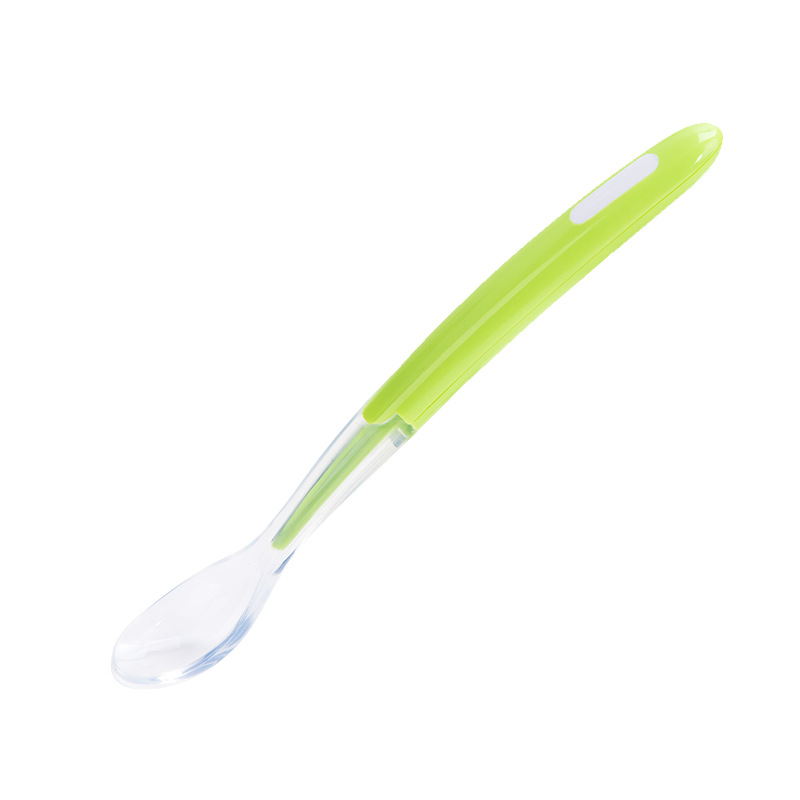 Dorado Baby Eating Spoon Silicone Soft Spoon Candy Color Baby Feeding Spoon 6118