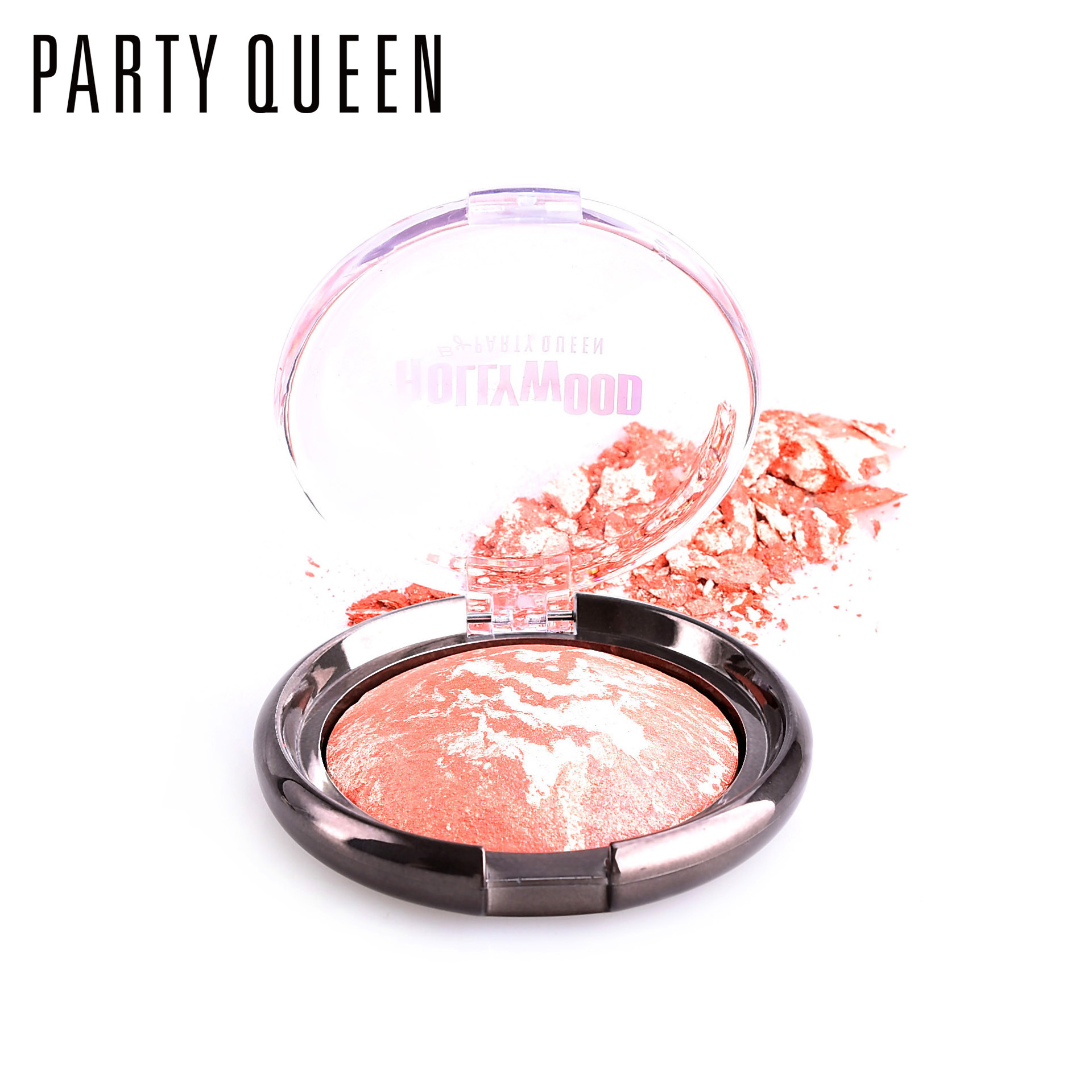 Partyqueen Multifunctional Export European and American Makeup Baking Eye Shadow Baked Powder Blush [Direct Supply from the Manufacturer]