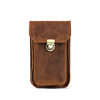 Men's Waist Bag Hanging Bag Mobile Phone Bag Genuine Leather Protective Case Crazy Horse Leather Top Layer Cowhide Outdoor Waist Hanging Bag Wholesale