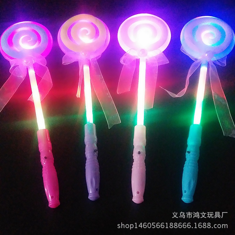发光棒棒糖魔法棒 爱心闪光仙女棒儿童玩具批发夜市地摊货源热卖