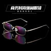 Factory wholesale titanium alloy thick gold plating metal glasses frame can be installed presbyopic glasses frame 3008