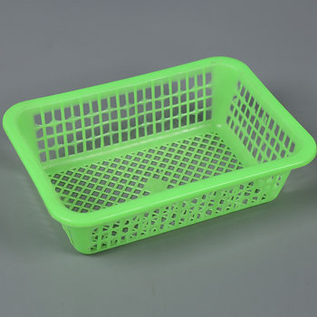 Plastic Basket Rectangular Storage Basket E-commerce Distribution Warehouse Classification Basket Picking Basket Plastic Square Sieve Drain Basket
