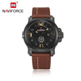 Мужские часы NAVIFORCE Lingxiang 9099 с календарем, водонепроницаемые кварцевые часы на ремешке