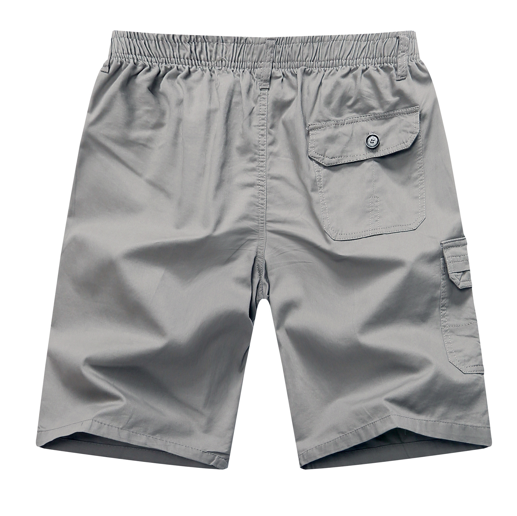 夏季中年五分裤男短裤休闲大码纯棉沙滩中裤宽松纯棉中老年批发5