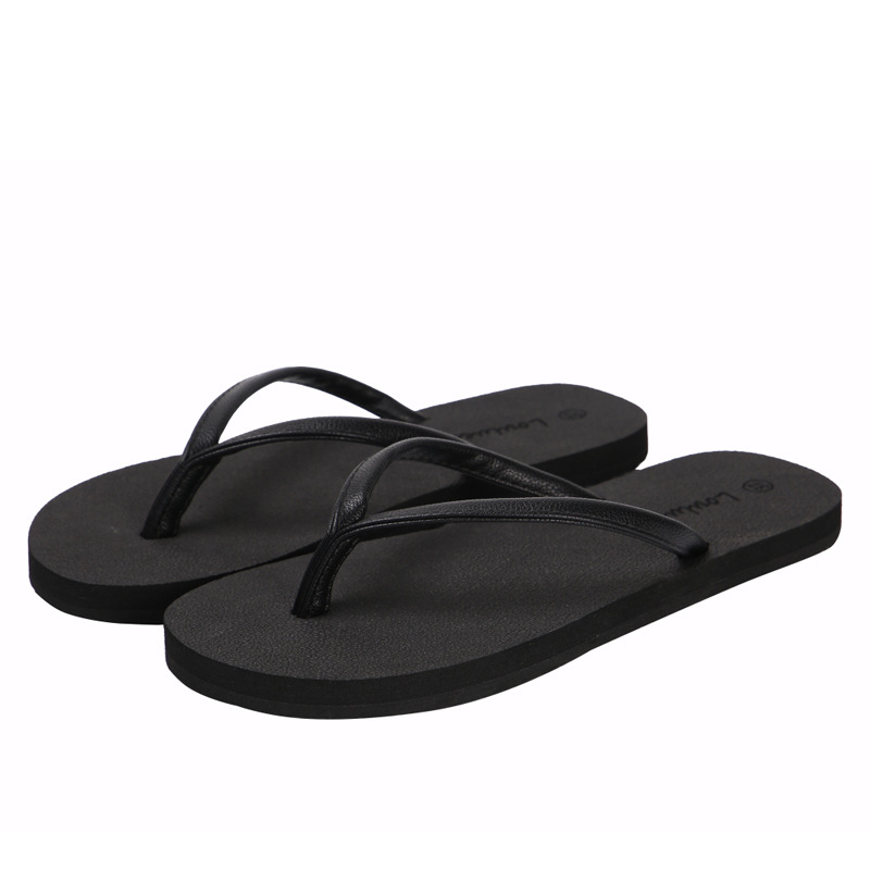 New Style Clip Flip-Flops Couple Flat Non-slip Korean Style Casual Beach Slippers Women's Summer Outer Wear Sandals