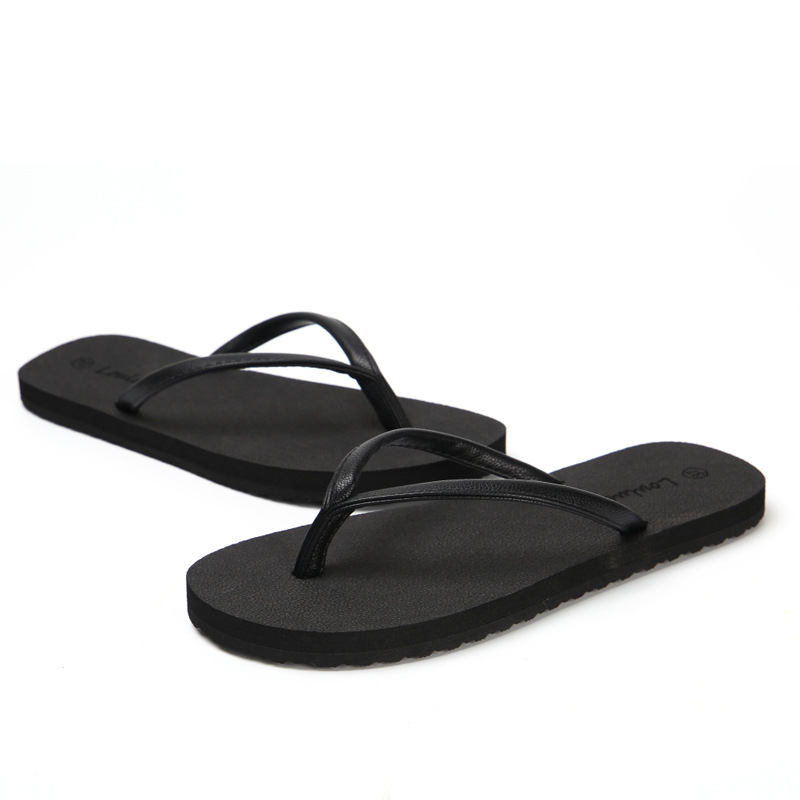 New Style Clip Flip-Flops Couple Flat Non-slip Korean Style Casual Beach Slippers Women's Summer Outer Wear Sandals