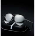 Bare mirror gray silver frame + reflective Mercury film lens 8738