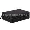 Spot wholesale 10-bit zipper watch storage display box PU leather zipper bag watch box portable lightweight