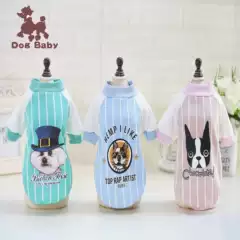 Pet Clothes Dog Clothes Teddy Dog Pet Apparel Cat Clothes Spring Autumn Baseball Jersey Wholesale