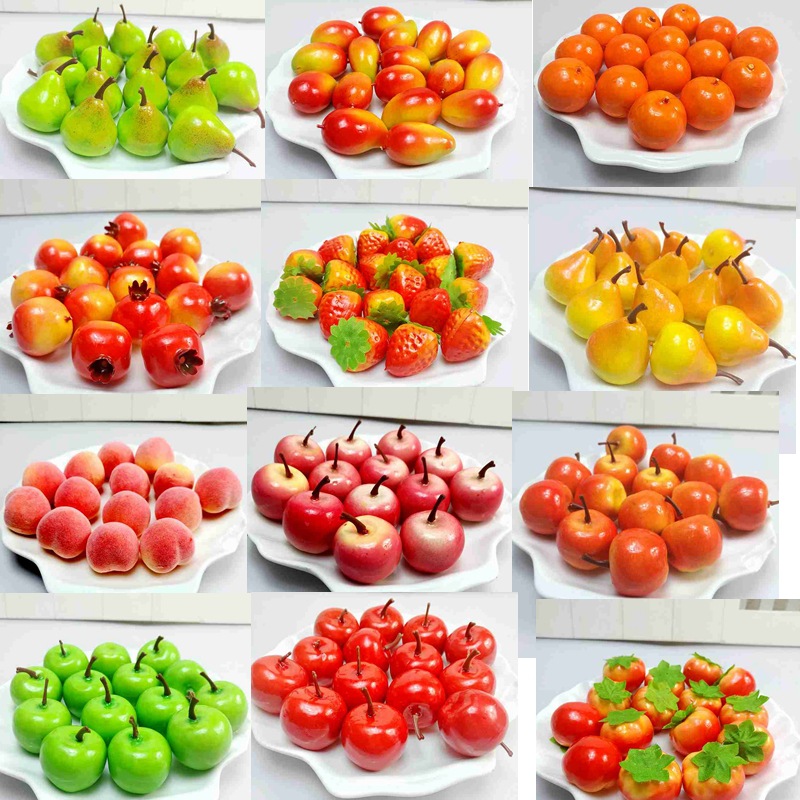 โฟมจำลองผลไม้ขนาดเล็ก 35 # ผลไม้ขนาดเล็กรุ่นมินิผลไม้และผักข...