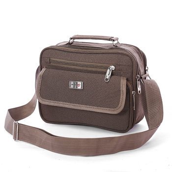 Large Capacity Ready-Made Oxford Cloth Wallet Men's Wear-Resistant Outdoor Portable Handbag Shoulder Crossbody Bag Manufacturer Wholesale