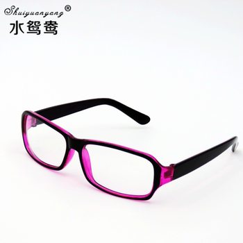 Fashion Retro Flat Glasses Full Frame Selfie Glasses Frame Trendy Student Men and Women Flat Glasses Factory