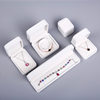 Jewelry box wholesale flannel necklace box pendant box flannel ring earring box bracelet box jewelry packaging box