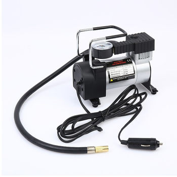 Cross-border single-cylinder metal air pump 12V car mini car tire pressure detection air pump factory outlet