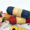Manufacturers wholesale hand knitted knitting stick needle line jacket line Korean alpaca wool line
