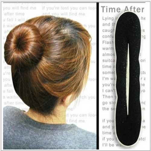 Korean version of practical hair hair dressing tools sponge hair stick ball head flower corn hair buckle manufacturers wholesale
