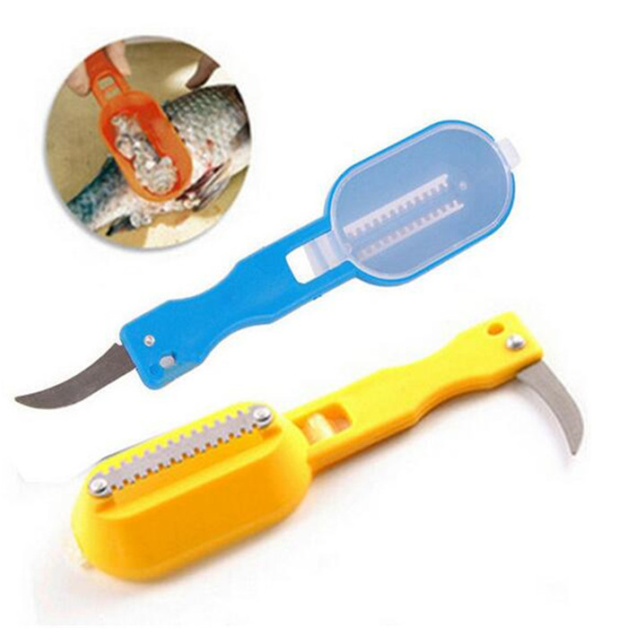 Fish Scale Brush, Household Scale Scraper, Fish Scale Planer, Kitchen Gadgets, Three Colors in Stock