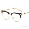 Star glasses frame men and women Korean fashion retro flat mirror can be equipped with metal myopia frame wholesale