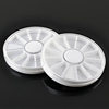 Nail jewelry box 12-grid disc detachable small pearl box rhinestone plate rivet sealed rotating easy-to-use packaging material