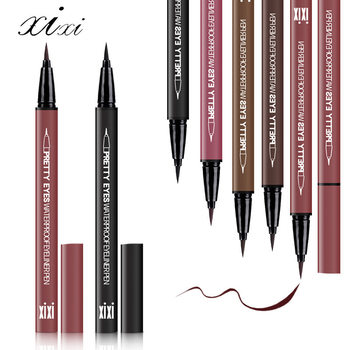 Internet Celebrity Xixi Beautiful Eye Waterproof Liquid Eyeliner Pen Cool Black Non-Smudge Liquid Eyeliner Soft Tip Brush Water Pen 1732