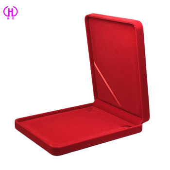 European Style Necklace Box Pig Brand Collar Gift Box Flannel Jewelry Box Long Pearl Necklace Box Packaging Box